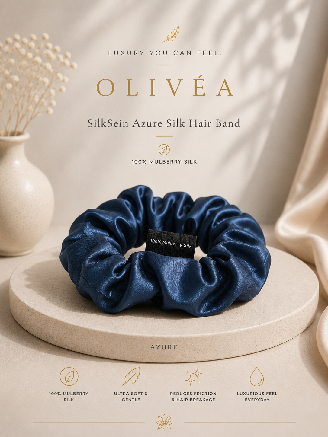 OLIVÈA SILK — Azure