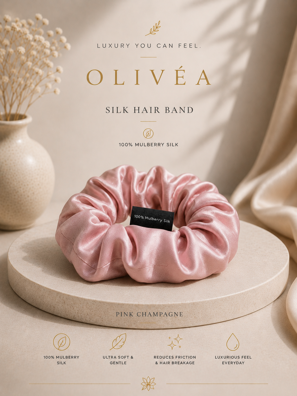 OLIVÈA SILK —  Pink Champagne
