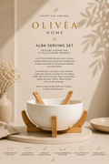 OLIVÈA HOME — Alba Serving Set