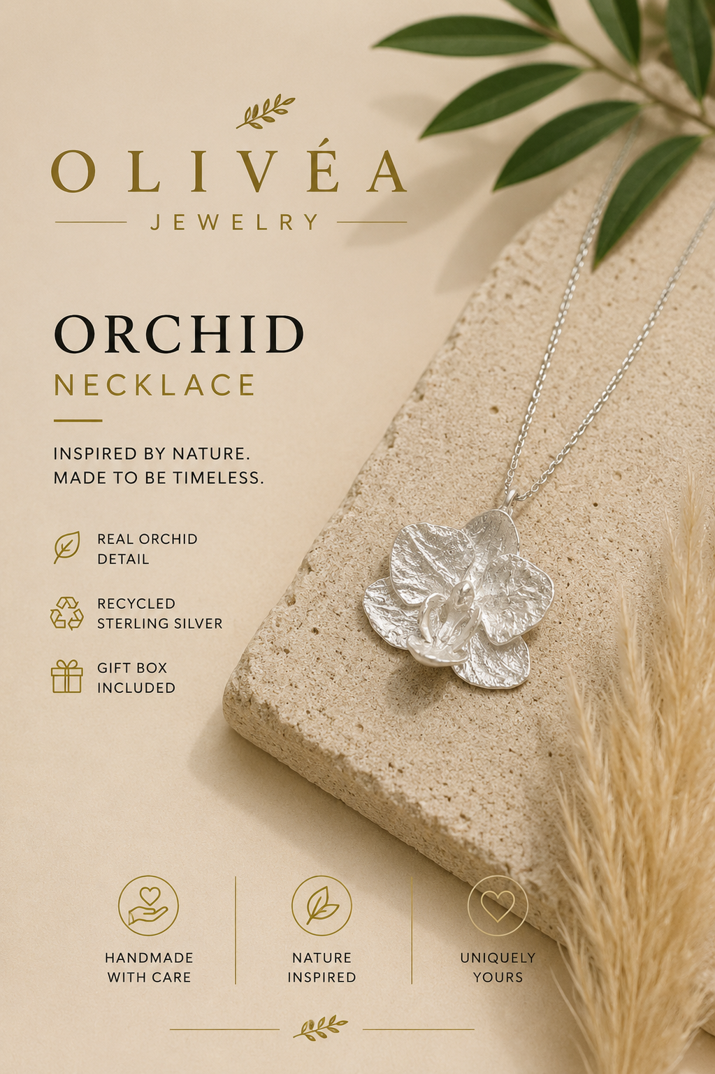 Orchid Necklace