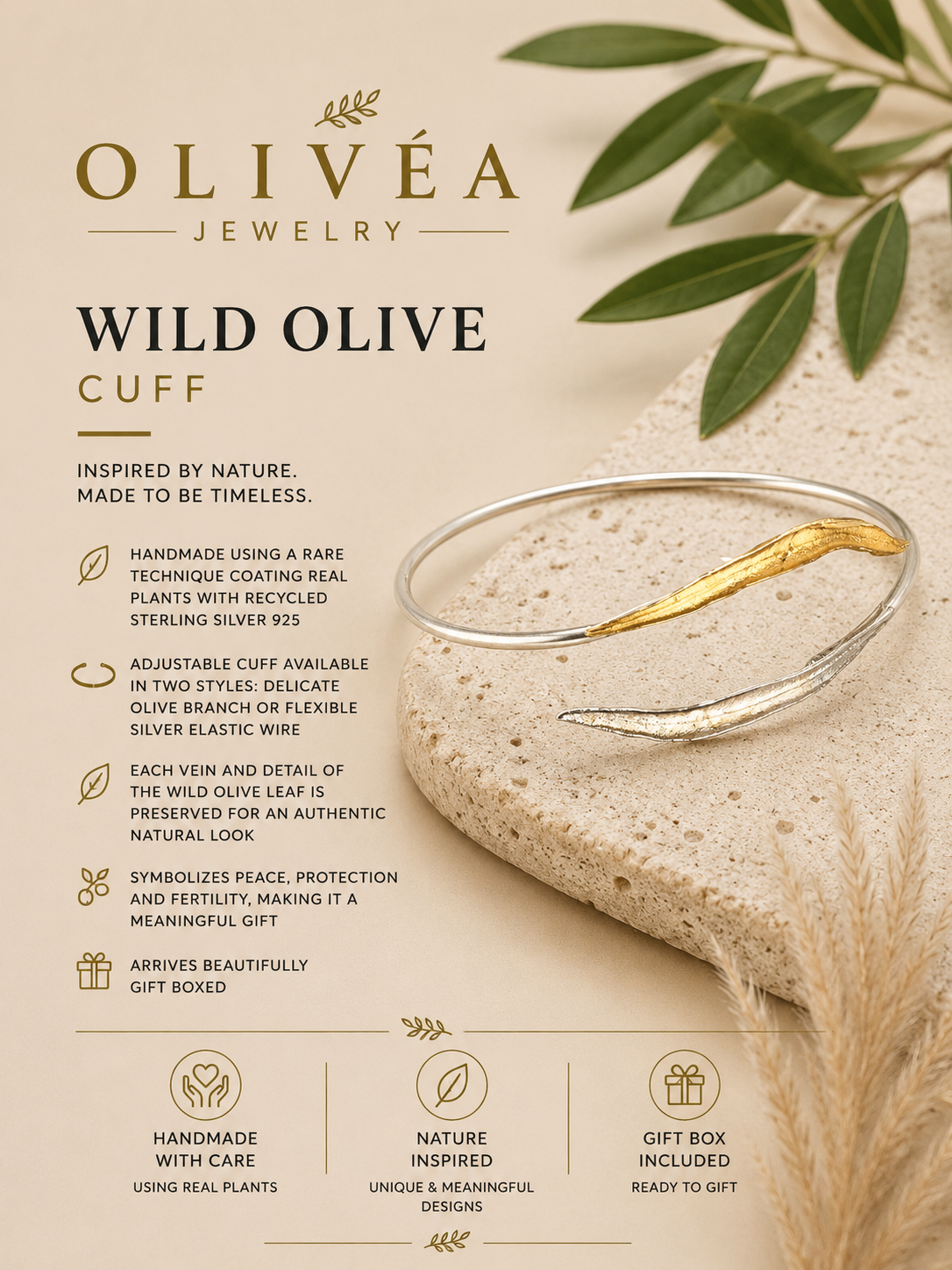 Wild Olive Cuff