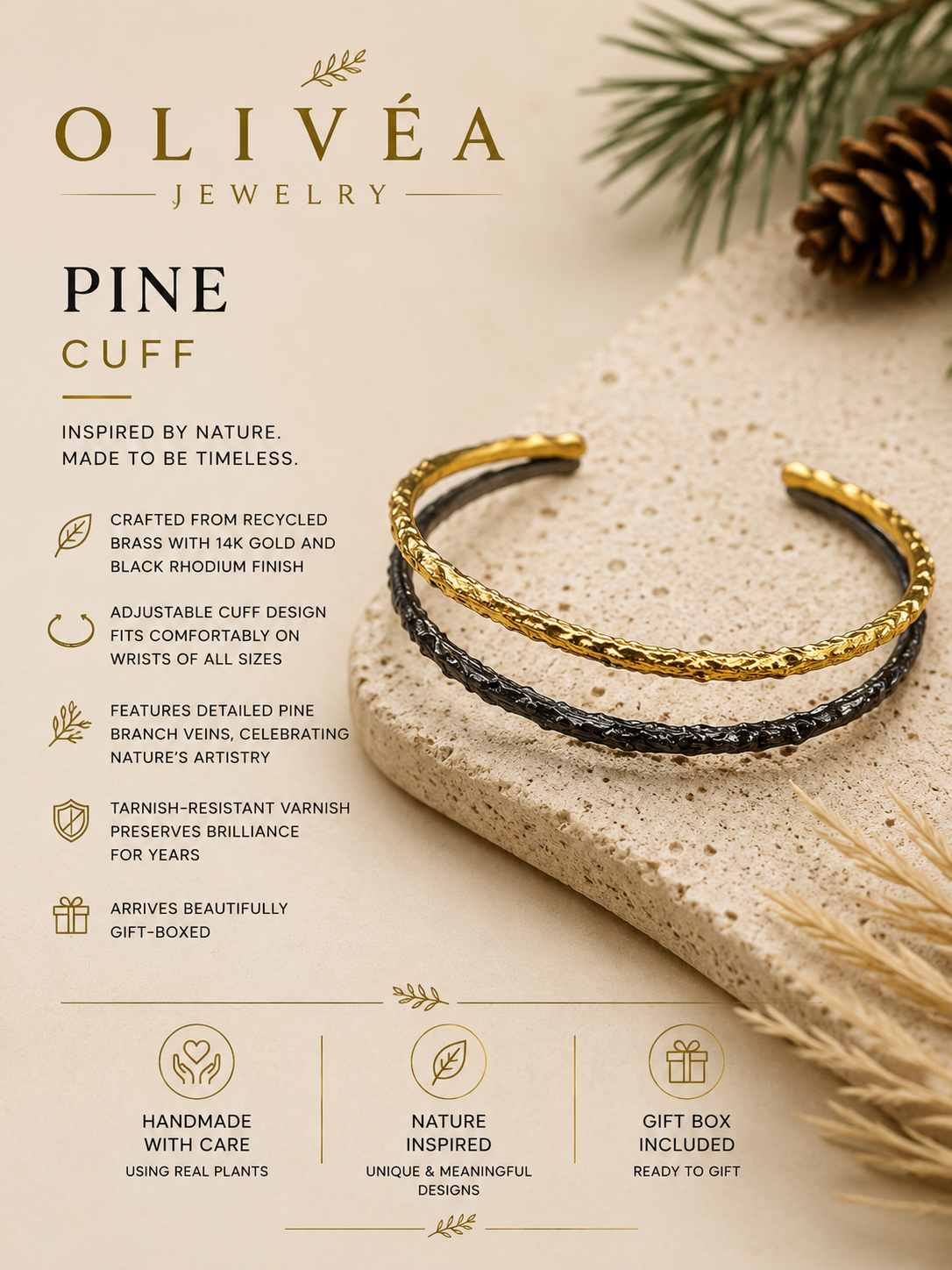 Pine Cuff